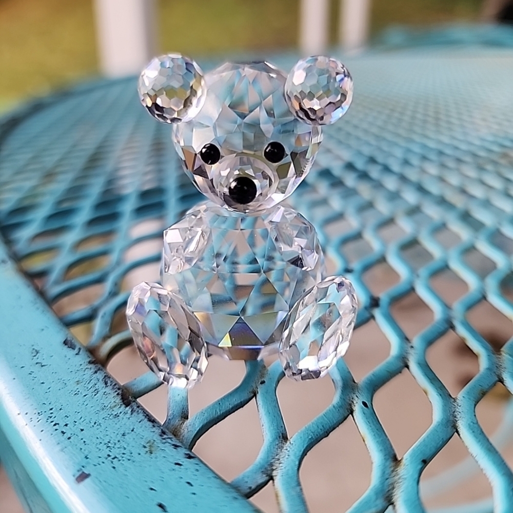 Swarovski Crystal Sitting Teddy Bear